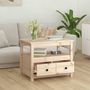 Voir la diapositive 4 : VIDAXL Table basse 71x49x55 cm Bois massif de pin