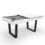 Voir la diapositive 1 : SOKKER Billard Américain Convertible en Table à manger 4/6 personnes 185 x 104 x 82 Cm - Horizon