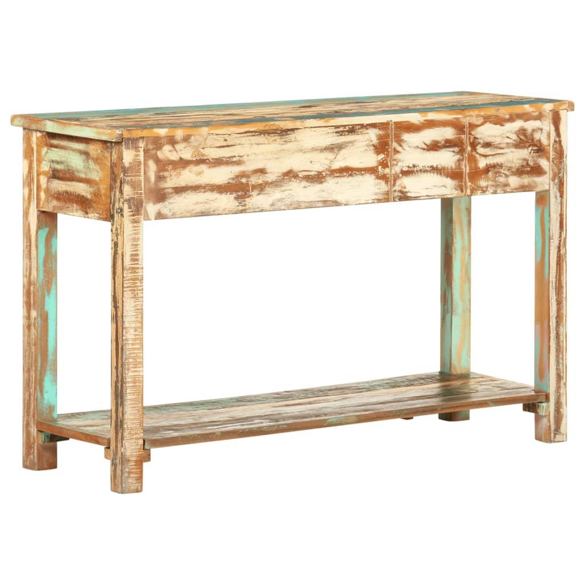 Voir la diapositive 4 : VIDAXL Table console 120x40x75 cm bois solide de recuperation