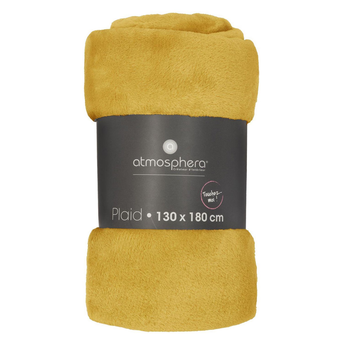 ATMOSPHERA Grand plaid en Flanelle uni