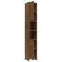 Voir la diapositive 5 : VIDAXL Armoire de bain Chene marron 30x30x183,5 cm Bois d'ingenierie