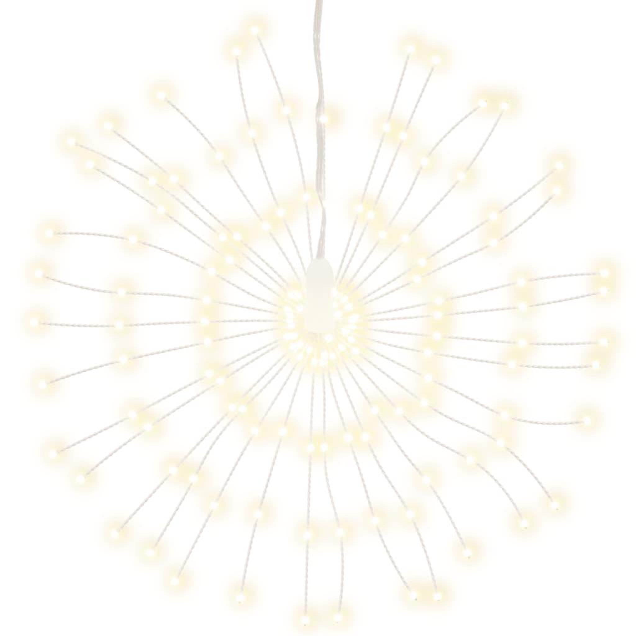 Voir la diapositive 2 : VIDAXL Etoile rayonnante de Noël 140 LED blanc chaud 17 cm