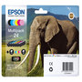 Voir la diapositive 2 : Epson Epson Cartouche Multipack 24 Elephant Claria Photo HD - Noir + 5 Couleurs