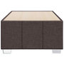 Voir la diapositive 4 : VIDAXL Cadre de lit sans matelas marron fonce 90x200 cm tissu
