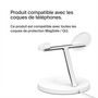 Voir la diapositive 2 : Belkin Chargeur induction Qi2 Blanc 3 en 1