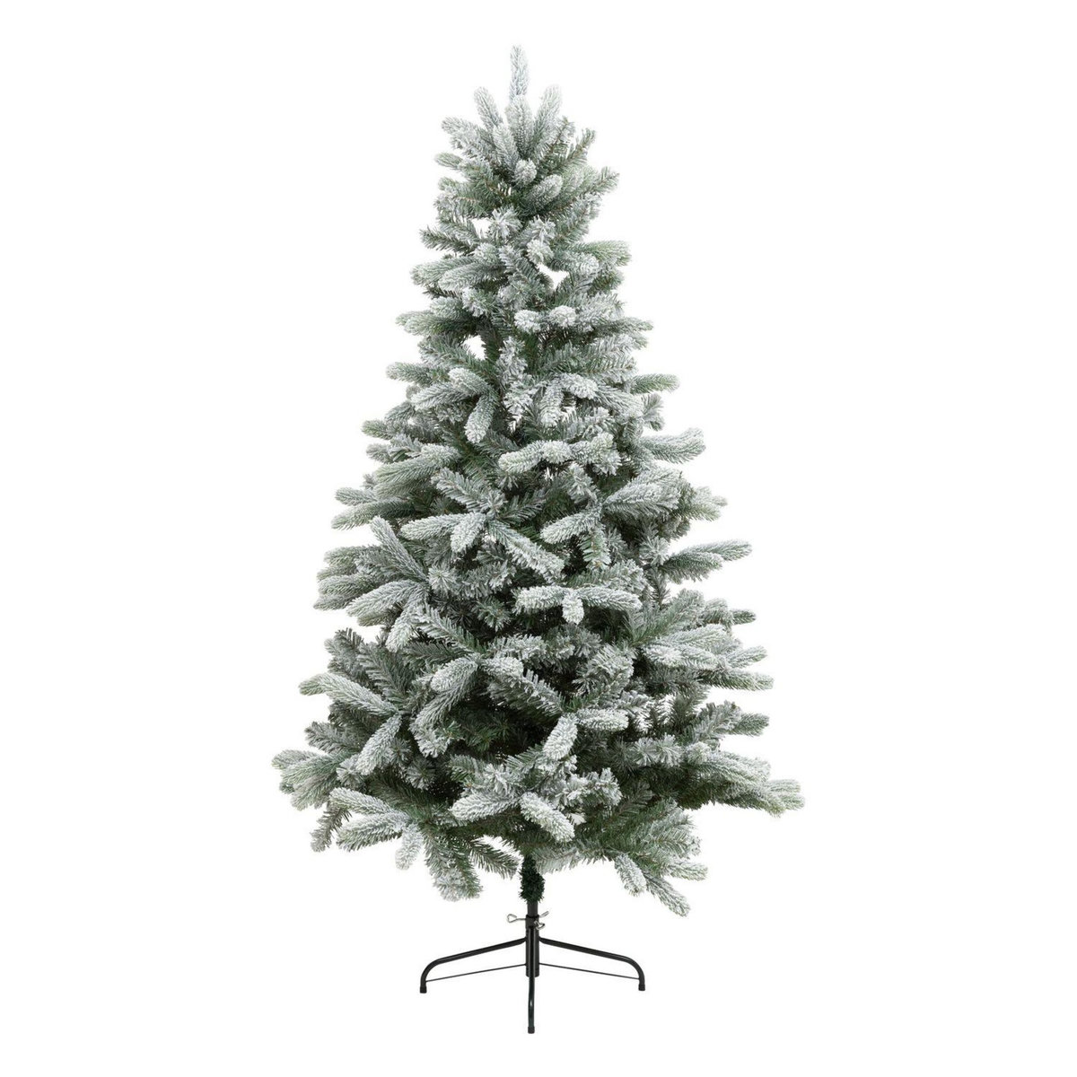 FEERIC LIGHT & CHRISTMAS Sapin de Noël artificiel floqué TEMPÊTE - H. 180 cm - Vert
