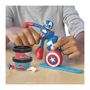 Voir la diapositive 4 : PLAYDOH Play-Doh Captain America, coffret Bouclier tamponneur avec figurine flexible, accessoires et pâte a modeler, des 4 ans, Marvel
