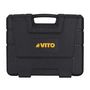 Voir la diapositive 5 : VITO Décapeur thermique 2000W 2 Vitesses Réglage digital de la Température 50-650°C 5 Accessoires Mallette VITO