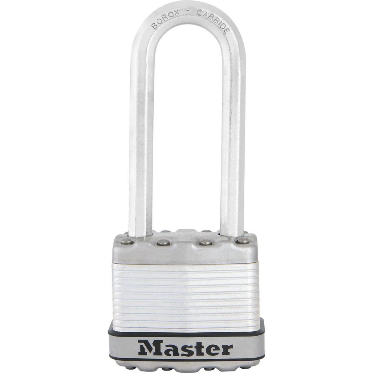 Master lock Cadenas Haute Sécurité [A Clé] [Acier Laminé] [Extérieur] [Anse XL] M1EURDLJ