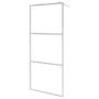 Voir la diapositive 3 : VIDAXL Paroi de douche et etagere Chrome 100x195cm Verre ESG&Aluminium