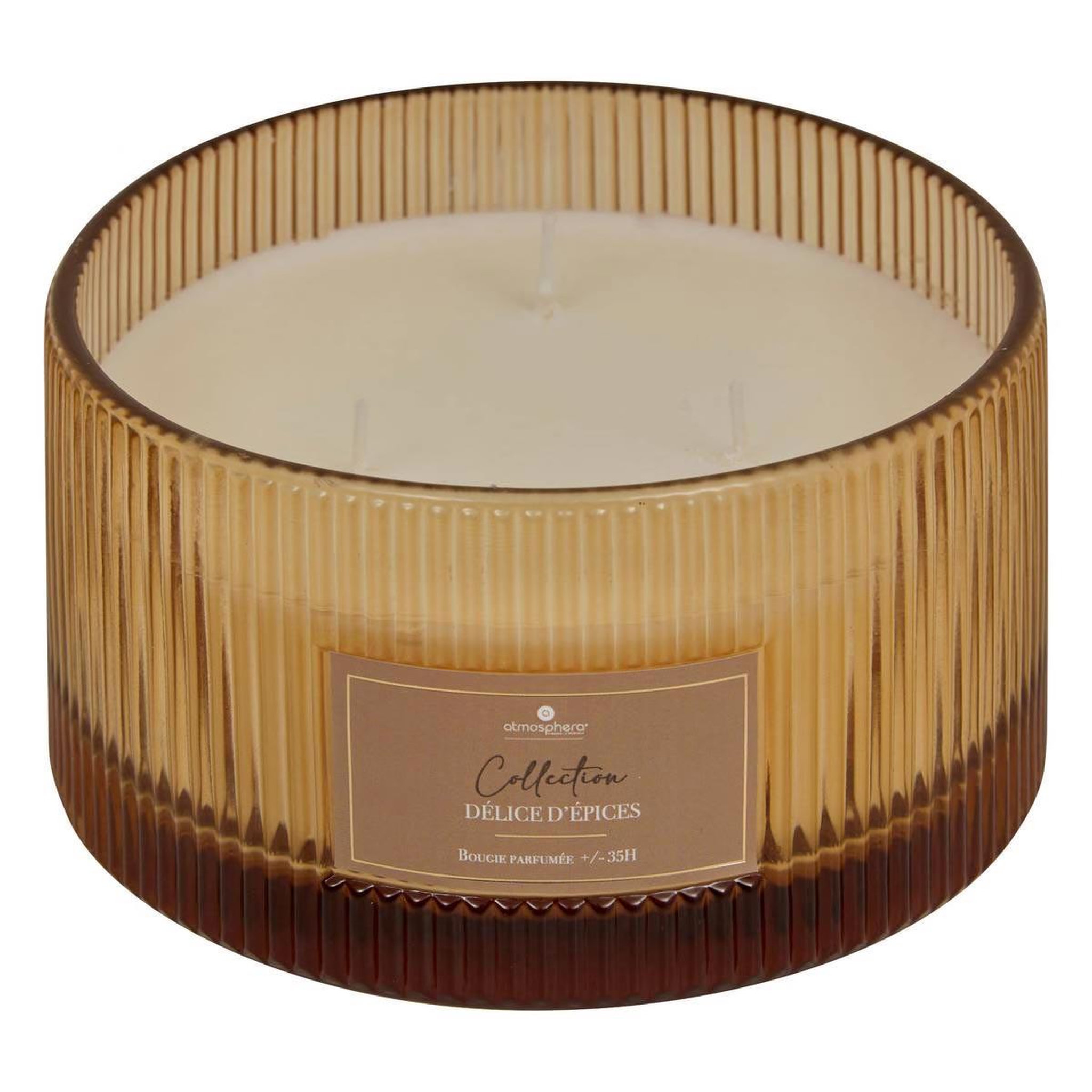 ATMOSPHERA Bougie parfumée en verre  albie  635g délice d'épices