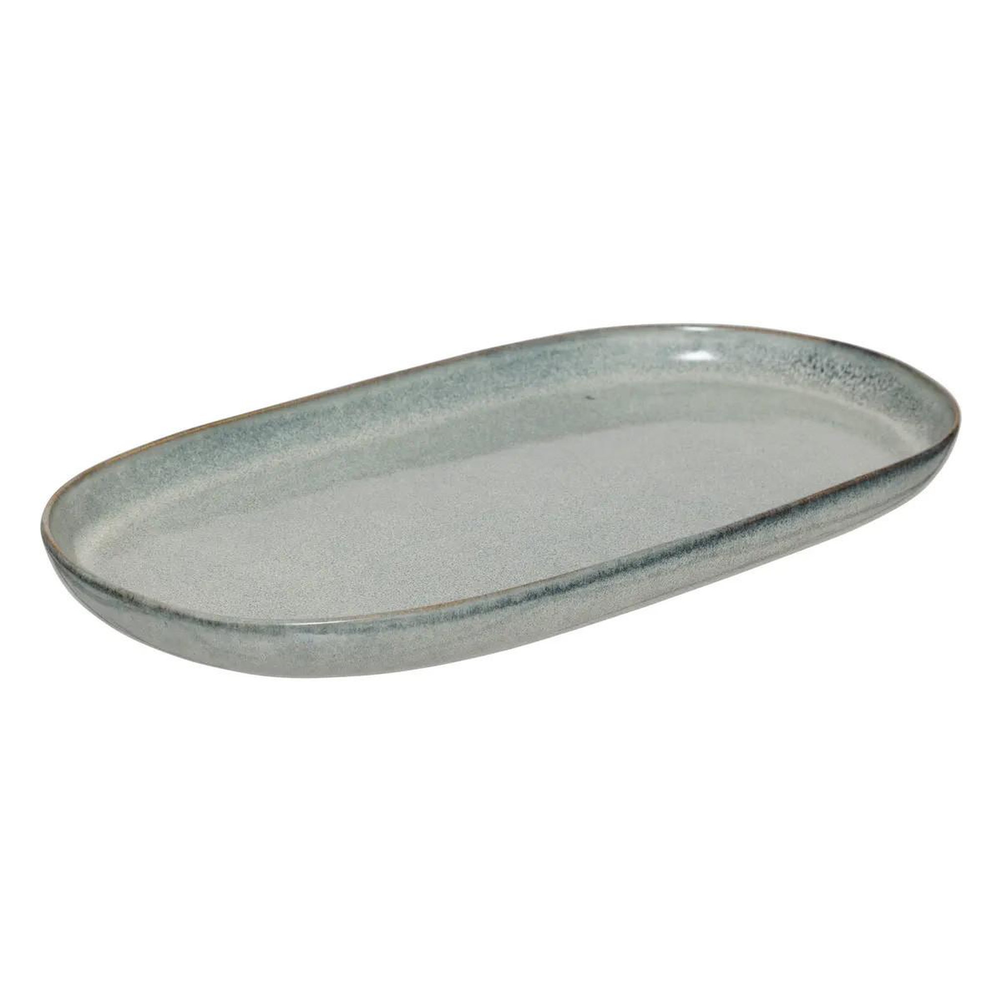 SECRET DE GOURMET Plat de présentation  terre inconnue  37cm vert