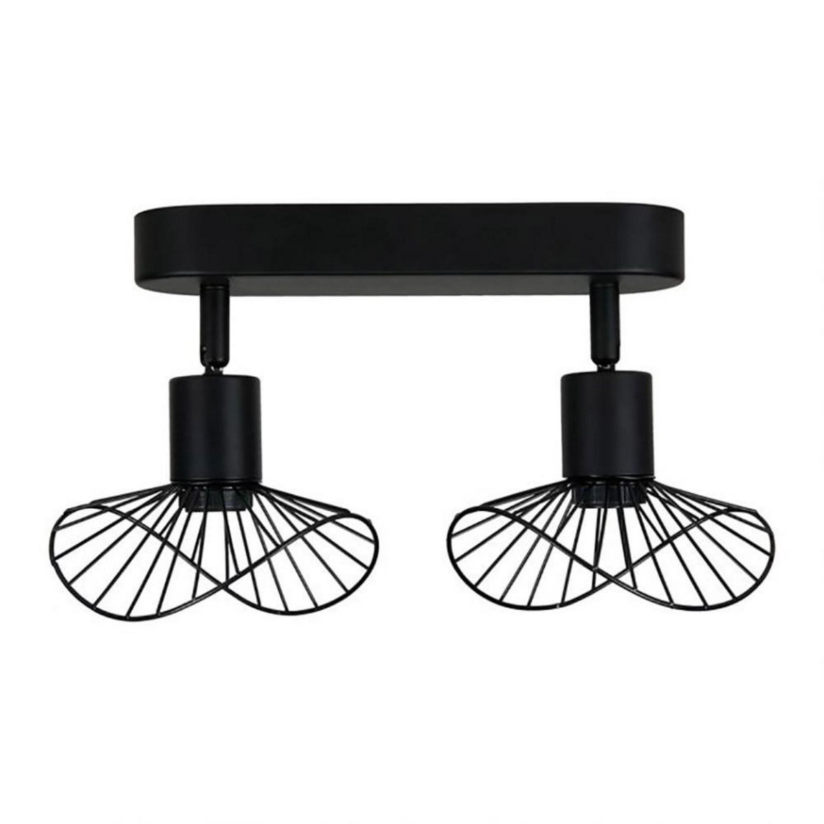 OSTARIA Rampe 2 spots orientables Capeline noir