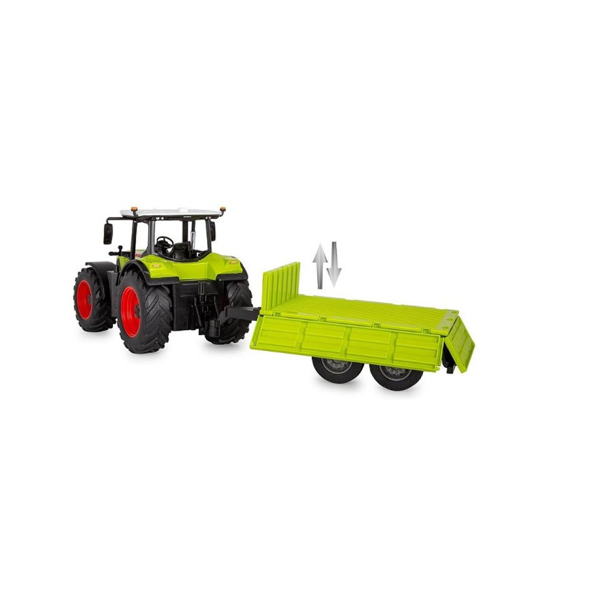 Jamara Voiture télécommandée Claas Arion 660 avec remorque basculante 1:24 2,4GHz
