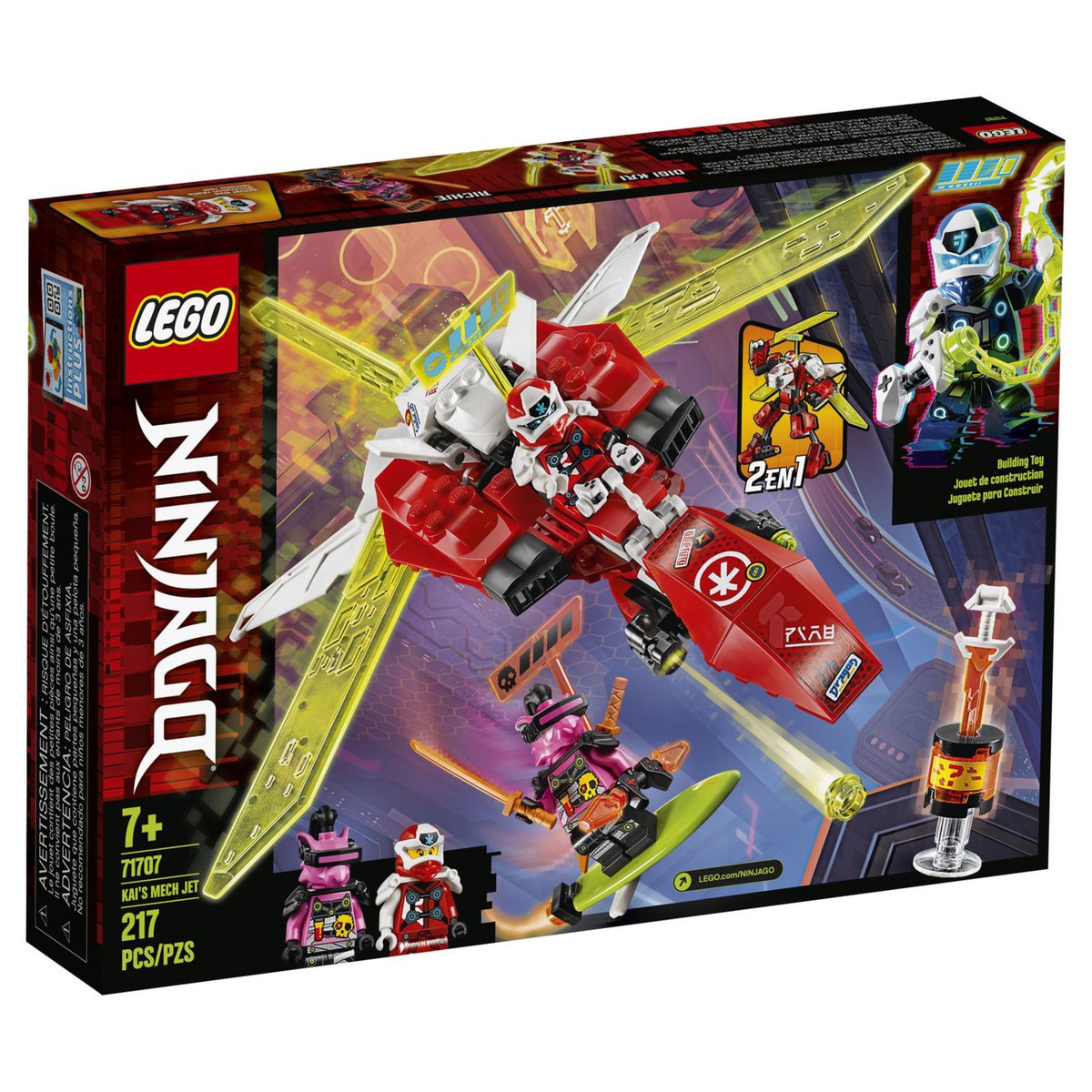 LEGO Ninjago 71707 - L'avion-robot de Kai