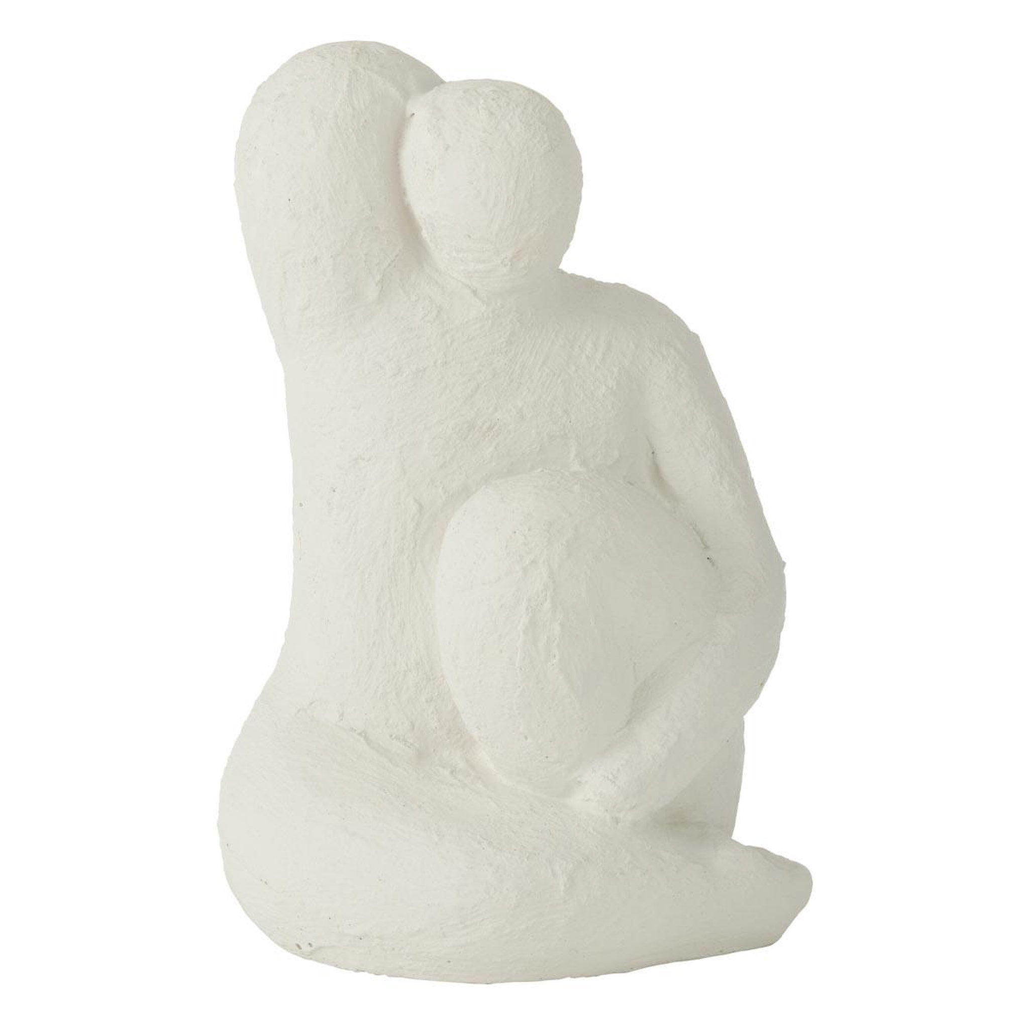 J-LINE Statuette déco en ciment  venus  26cm blanc