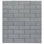 Voir la diapositive 3 : VIDAXL Papier peint 3D autoadhesif Briques 10 pcs Anthracite
