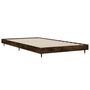 Voir la diapositive 5 : VIDAXL Cadre de lit sans matelas chene fume 90x190cm bois d'ingenierie
