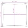 Voir la diapositive 6 : VIDAXL Voile de parasol Tissu Oxford carre 3,6x3,6 m Noir