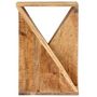 Voir la diapositive 2 : VIDAXL Table d'appoint 35x35x55 cm Bois de manguier massif