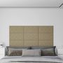 Voir la diapositive 1 : VIDAXL Panneaux muraux 12 pcs Cappuccino 60x30 cm Similicuir 2,16 m^2