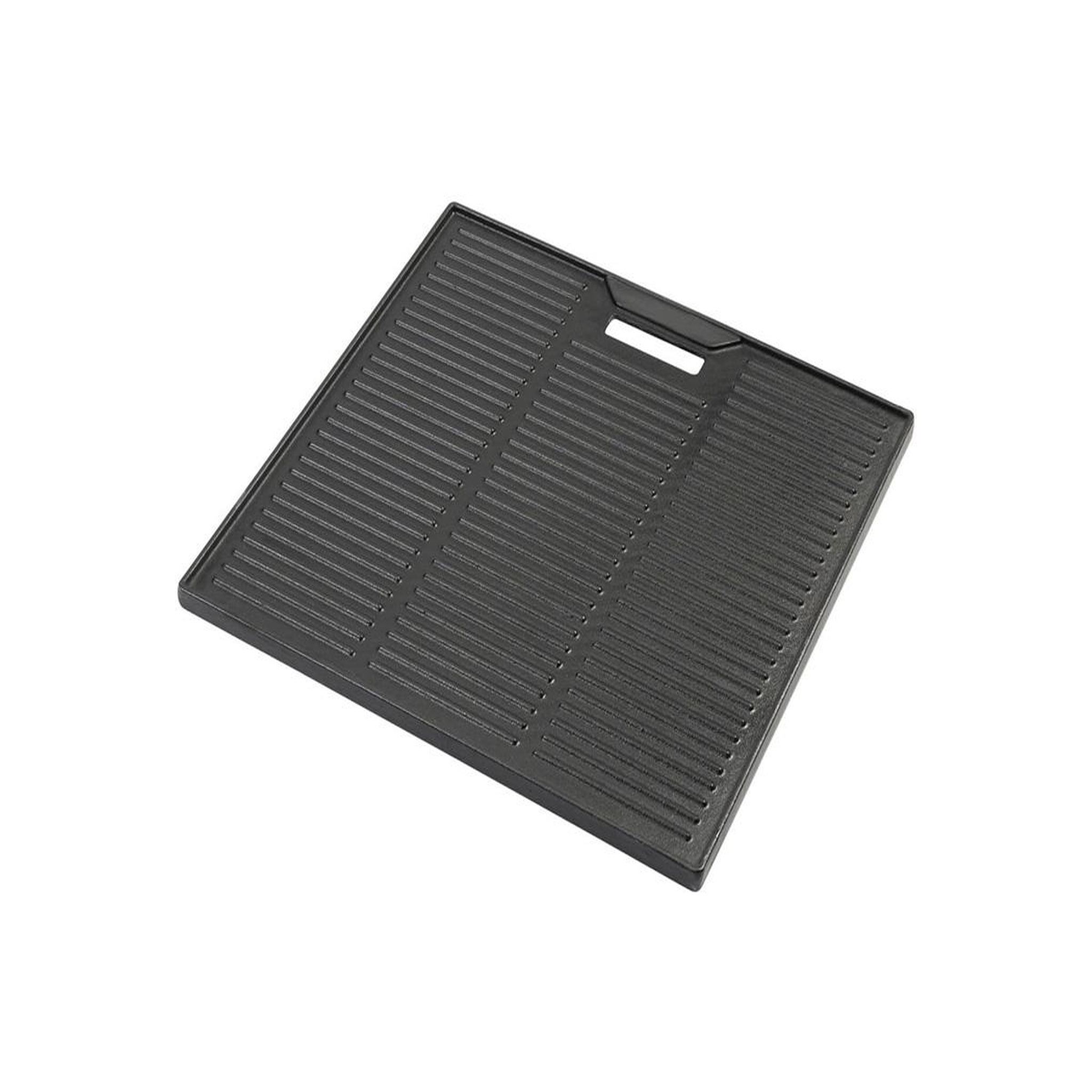 Voir la diapositive 1 : CHAR-BROIL Plancha en fonte universelle double face 38,8 x 37,5 cm - Char-Broil