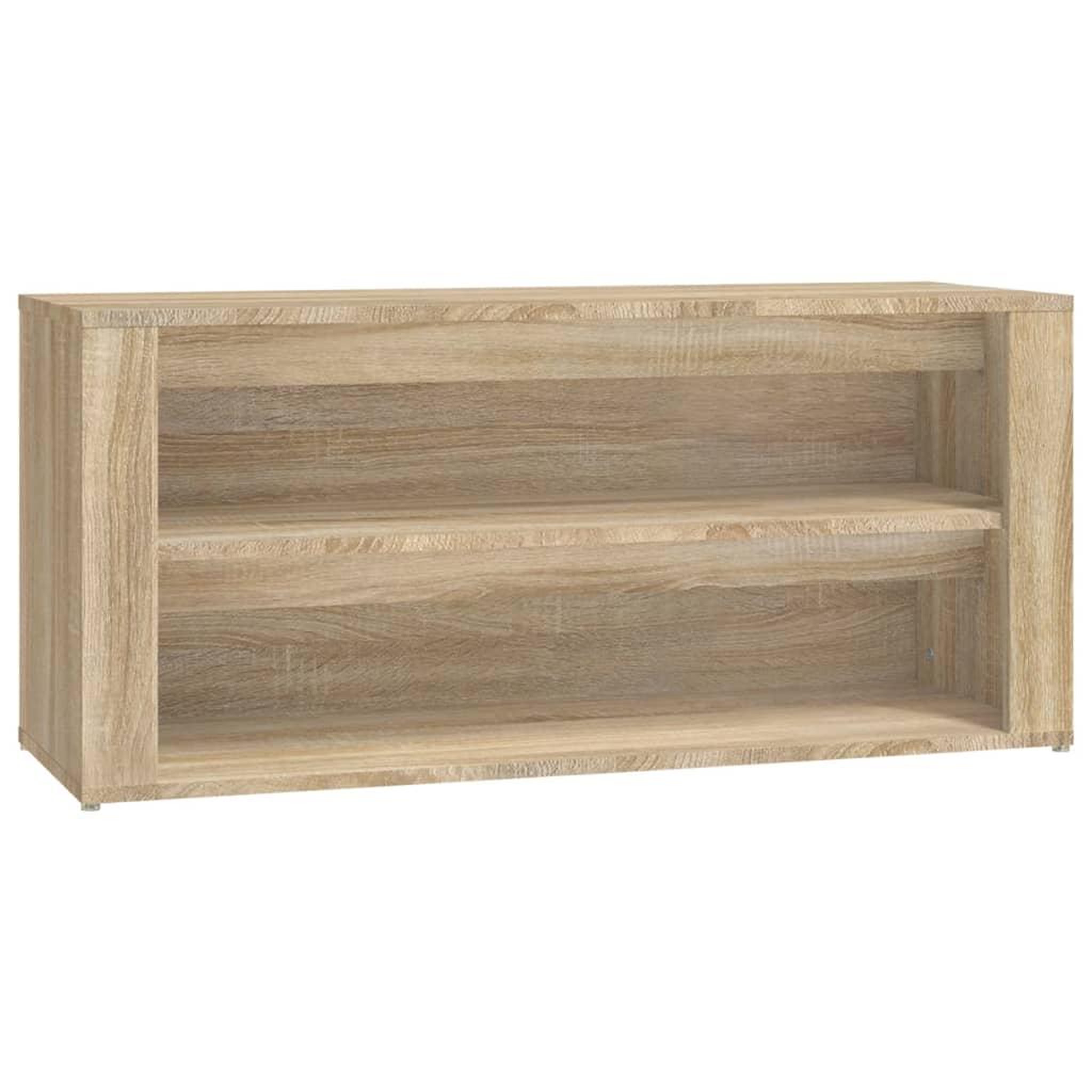 Voir la diapositive 2 : VIDAXL Etagere a chaussures Chene sonoma 100x35x45cm Bois d'ingenierie