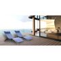 Voir la diapositive 2 : Keter Bains de soleil monaco bleu lavande (lot de 2) - 35-700949