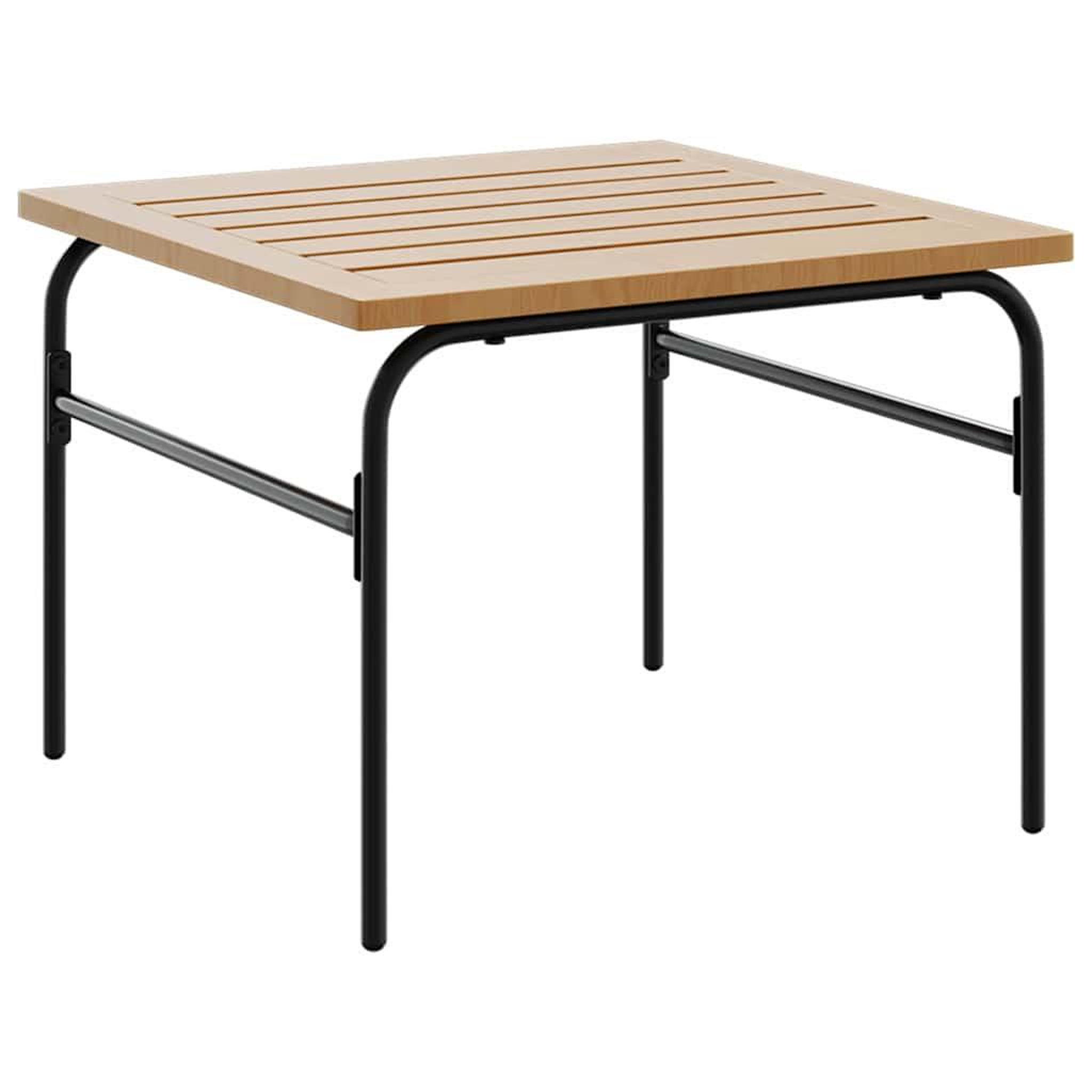Voir la diapositive 5 : VIDAXL Tables basses gigognes de jardin 2 pcs marron et noir acier