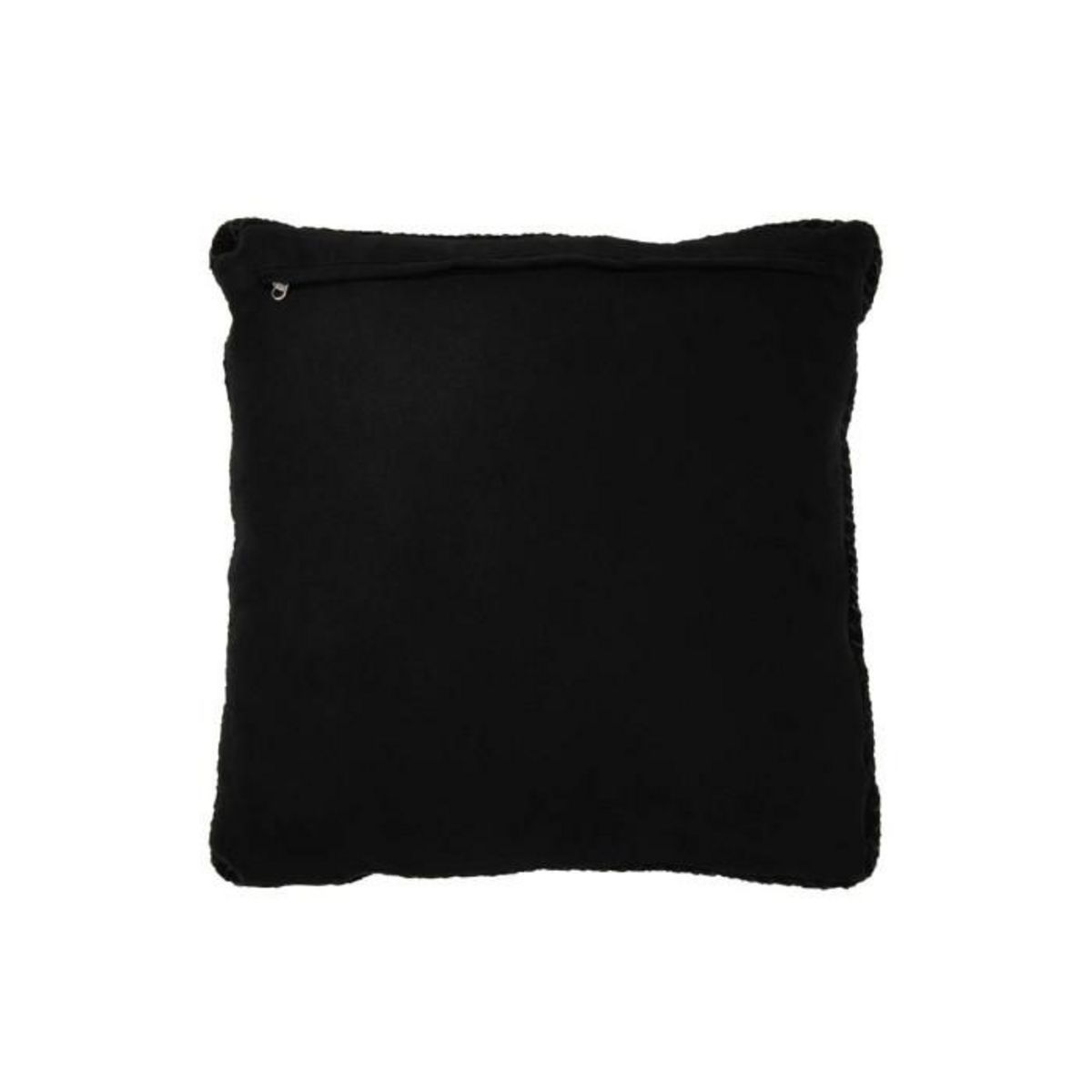 Paris Prix Coussin Tissé en Cuir  Coleman  45x45cm Noir