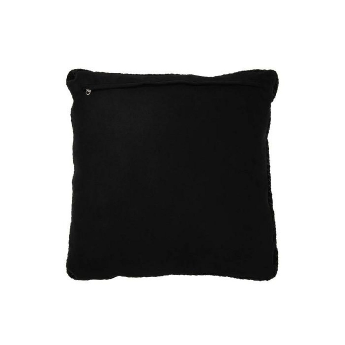 Paris Prix Coussin Tissé en Cuir  Coleman  45x45cm Noir