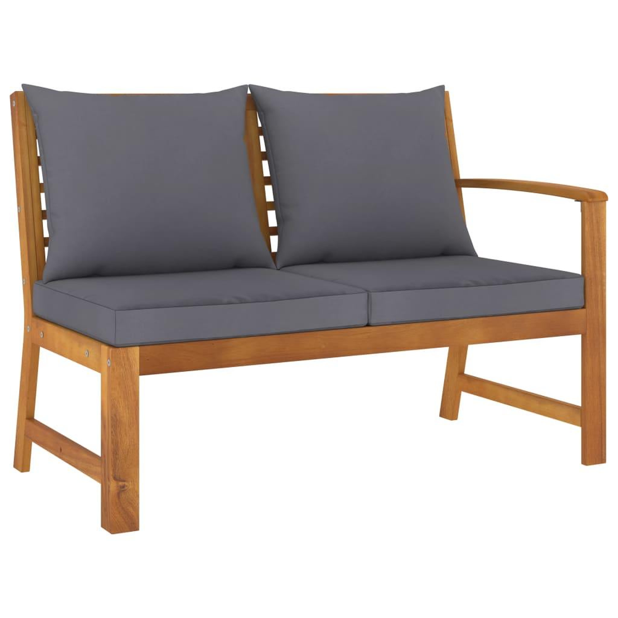 Voir la diapositive 4 : VIDAXL Salon de jardin 6 pcs avec coussin Bois d'acacia solide