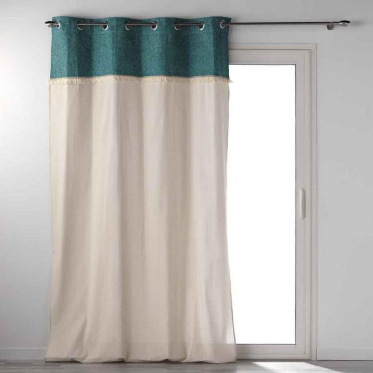 Paris Prix Rideau à Œillets  Cancun  140x240cm Bleu