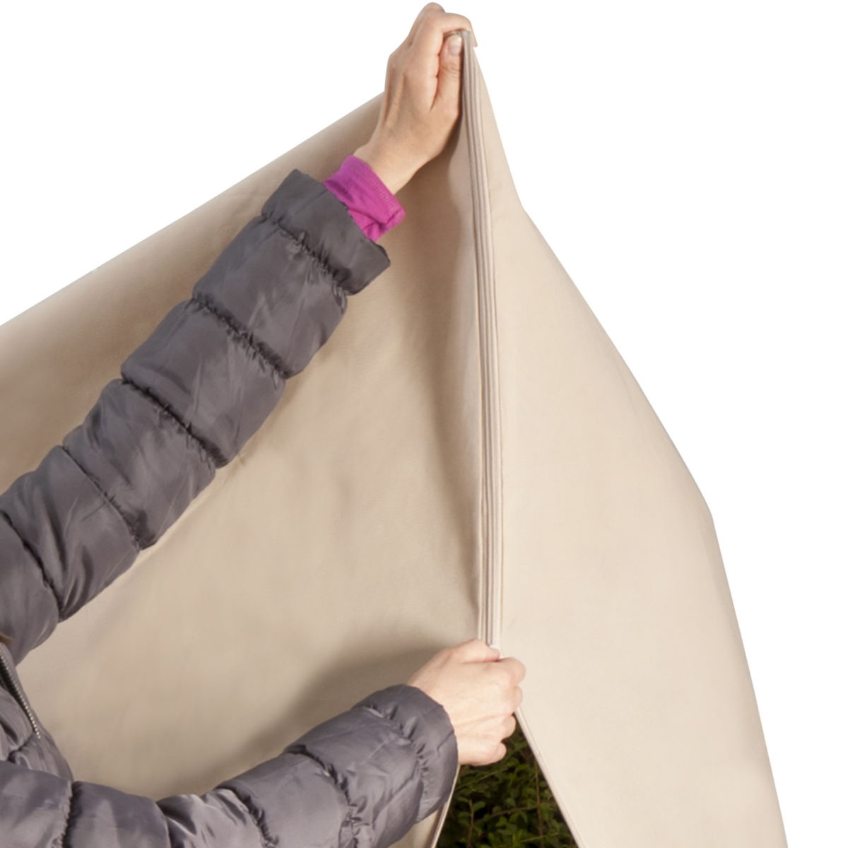 ID MARKET Lot de 3 housses d'hivernage pour plante et arbuste 80 x 160 cm