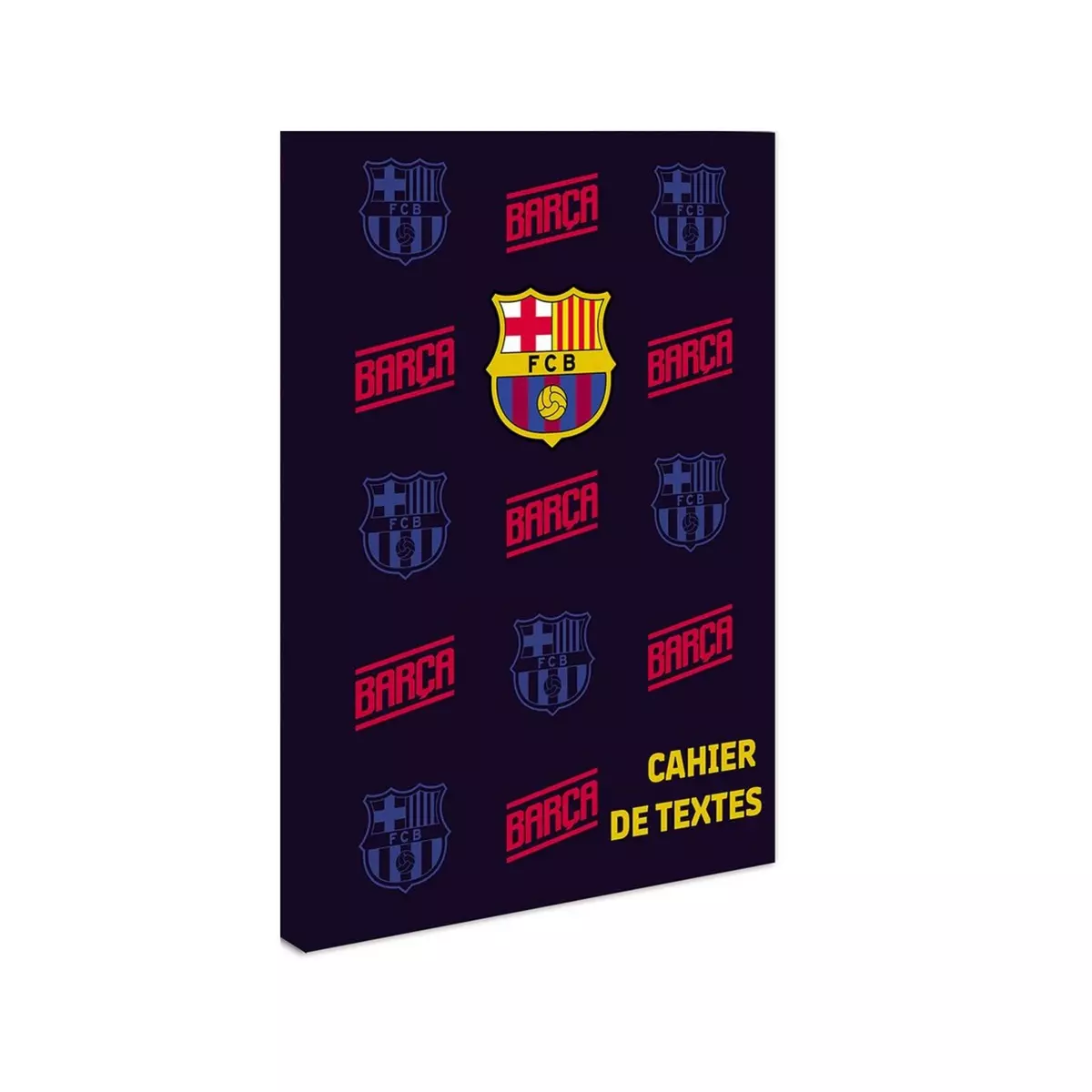FC Barcelona Cahier de texte à couverture souple 15,5X21,5 cm Barca bleu