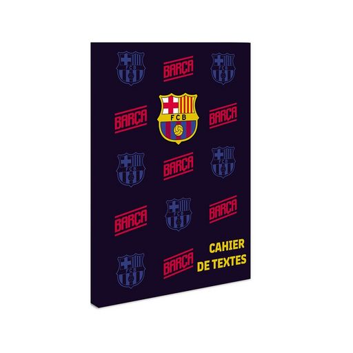 FC BARCELONE Carnet De Texte – Enfant – Grenat – 15.5×21.5 Cm – Du Lundi Au Samedi – Couverture Cartonnée Souple