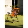 O'Camp Lot de 2 fauteuils de camping 5 positions - O'Camp - Orange - Dimensions : 70 x 62 x 105 cm