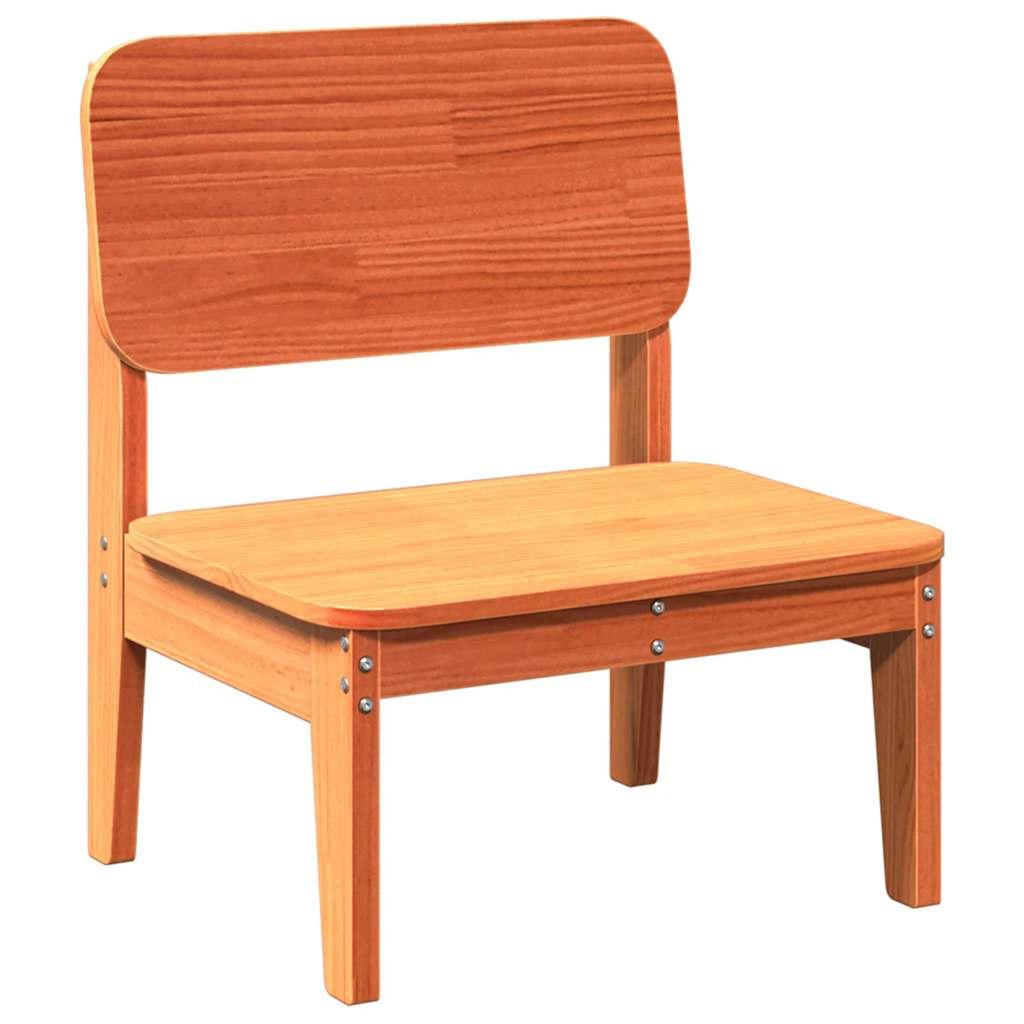 Voir la diapositive 3 : VIDAXL Chaises de jardin lot de 2 cire marron 60x52,5x72 cm