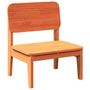 Voir la diapositive 3 : VIDAXL Chaises de jardin lot de 2 cire marron 60x52,5x72 cm