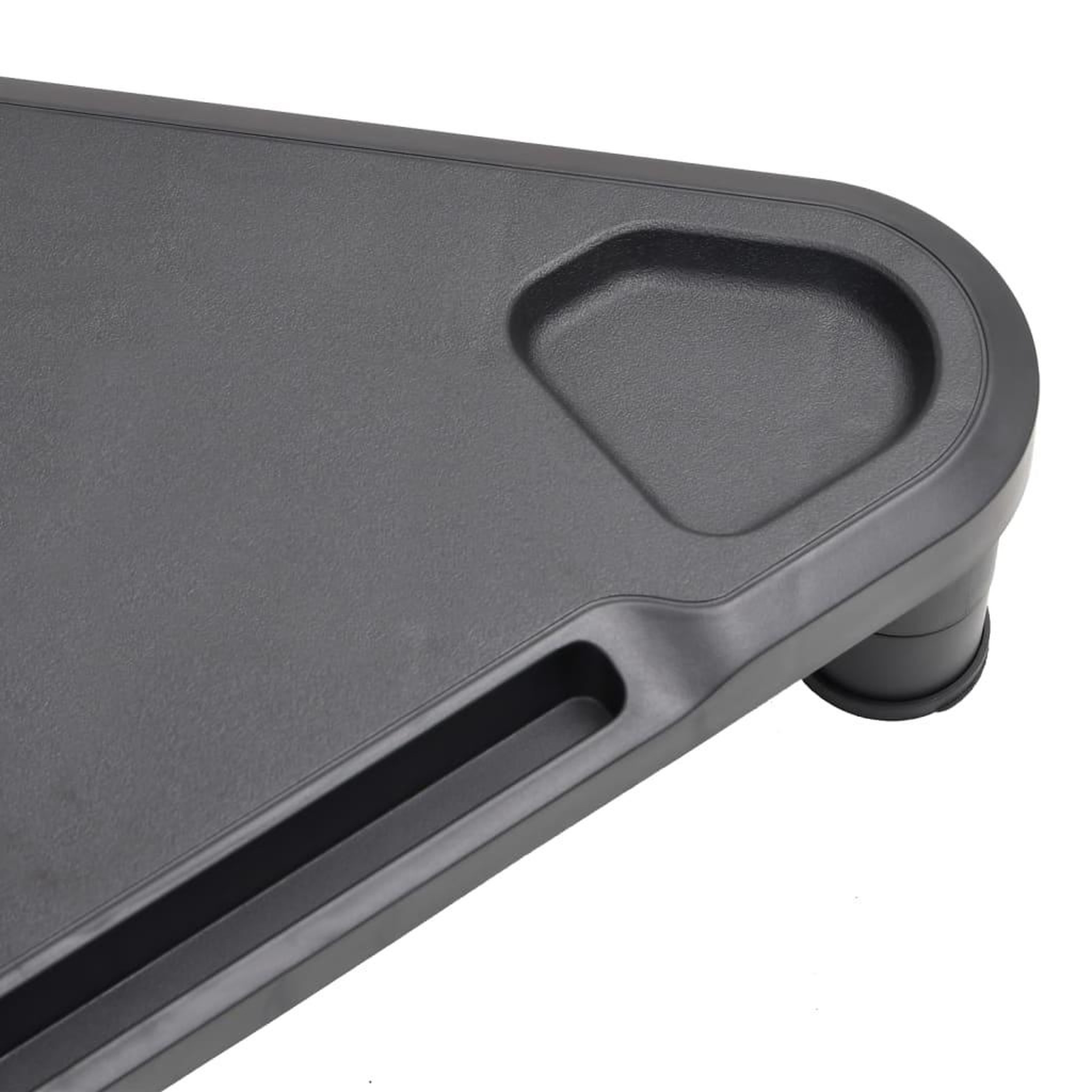 Voir la diapositive 5 : VIDAXL Support de moniteur d'angle Noir 49x28x10,5 cm