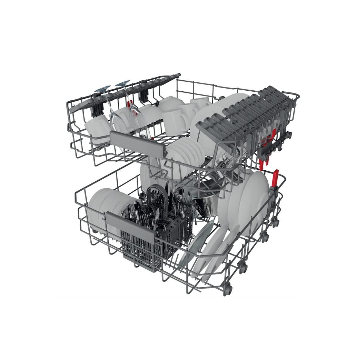 Whirlpool Lave-vaisselle 60cm 14 couverts 43db tout intégrable silver - WIC3C33PE