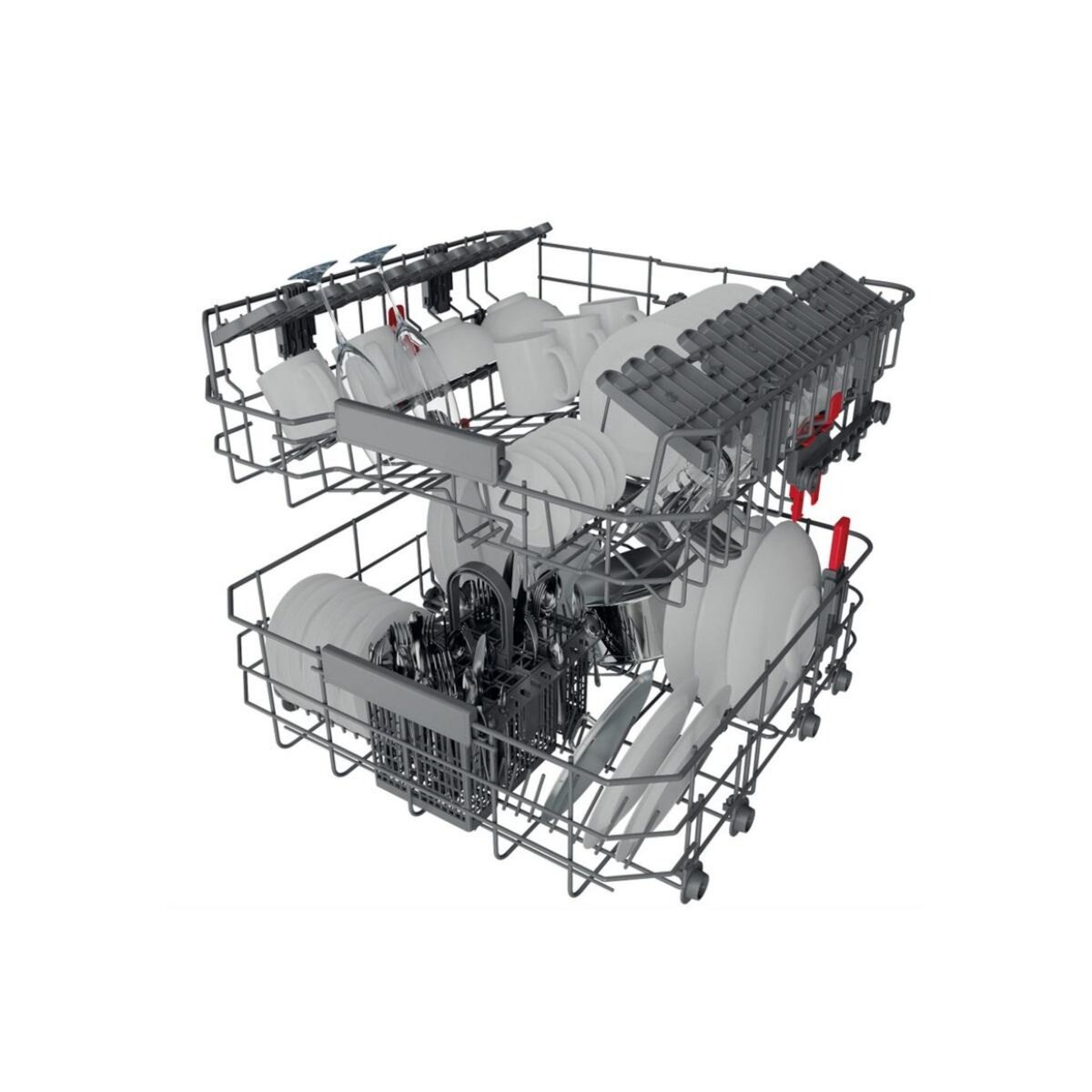 Whirlpool Lave-vaisselle 60cm 14 couverts 43db tout intégrable silver - WIC3C33PE