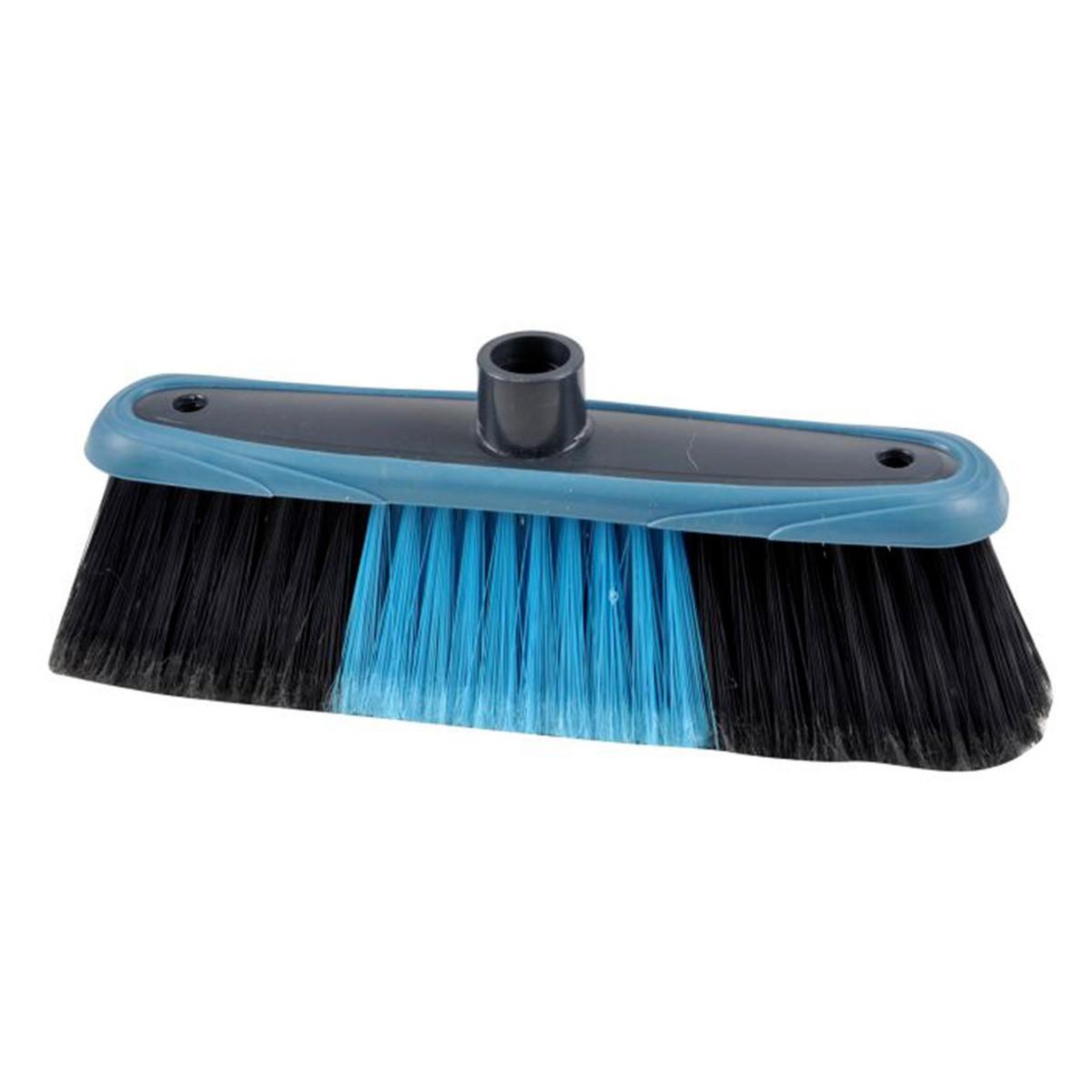 HOMEA Tête de balai  antichoc  31cm anthracite & bleu paon