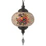 Voir la diapositive 2 : Paris Prix Lampe Suspension Mosaïque  Neal  18cm Multicolore