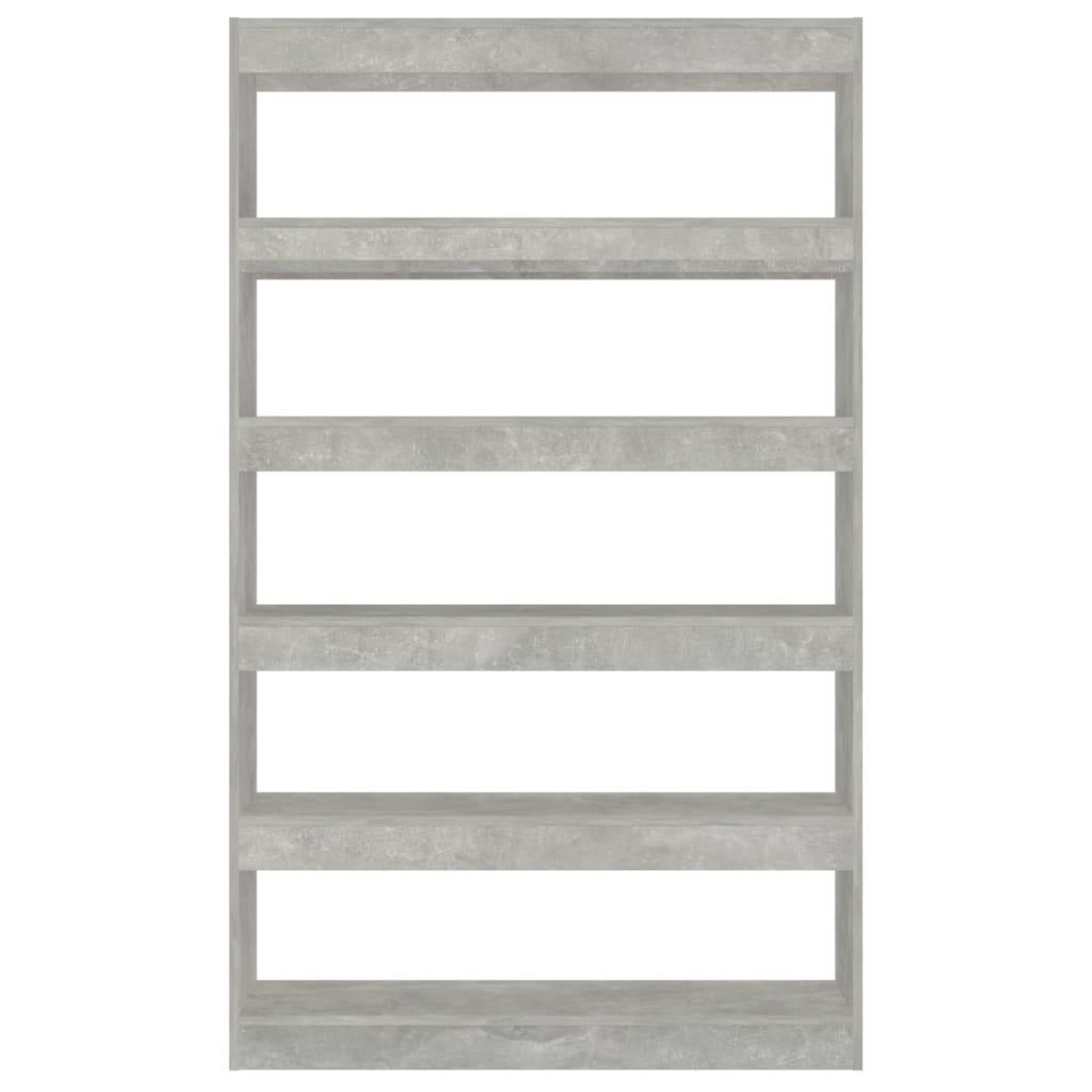 Voir la diapositive 5 : VIDAXL Bibliotheque/Separateur de piece Gris beton 100x30x166 cm