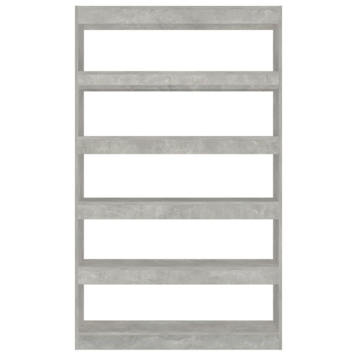 VIDAXL Bibliotheque/Separateur de piece Gris beton 100x30x166 cm