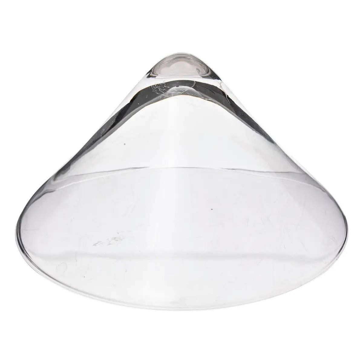 SECRET DE GOURMET Lot de 2 Verres à Cocktail  Cônes  12cm Transparent