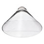 Voir la diapositive 3 : SECRET DE GOURMET Lot de 2 Verres à Cocktail  Cônes  12cm Transparent