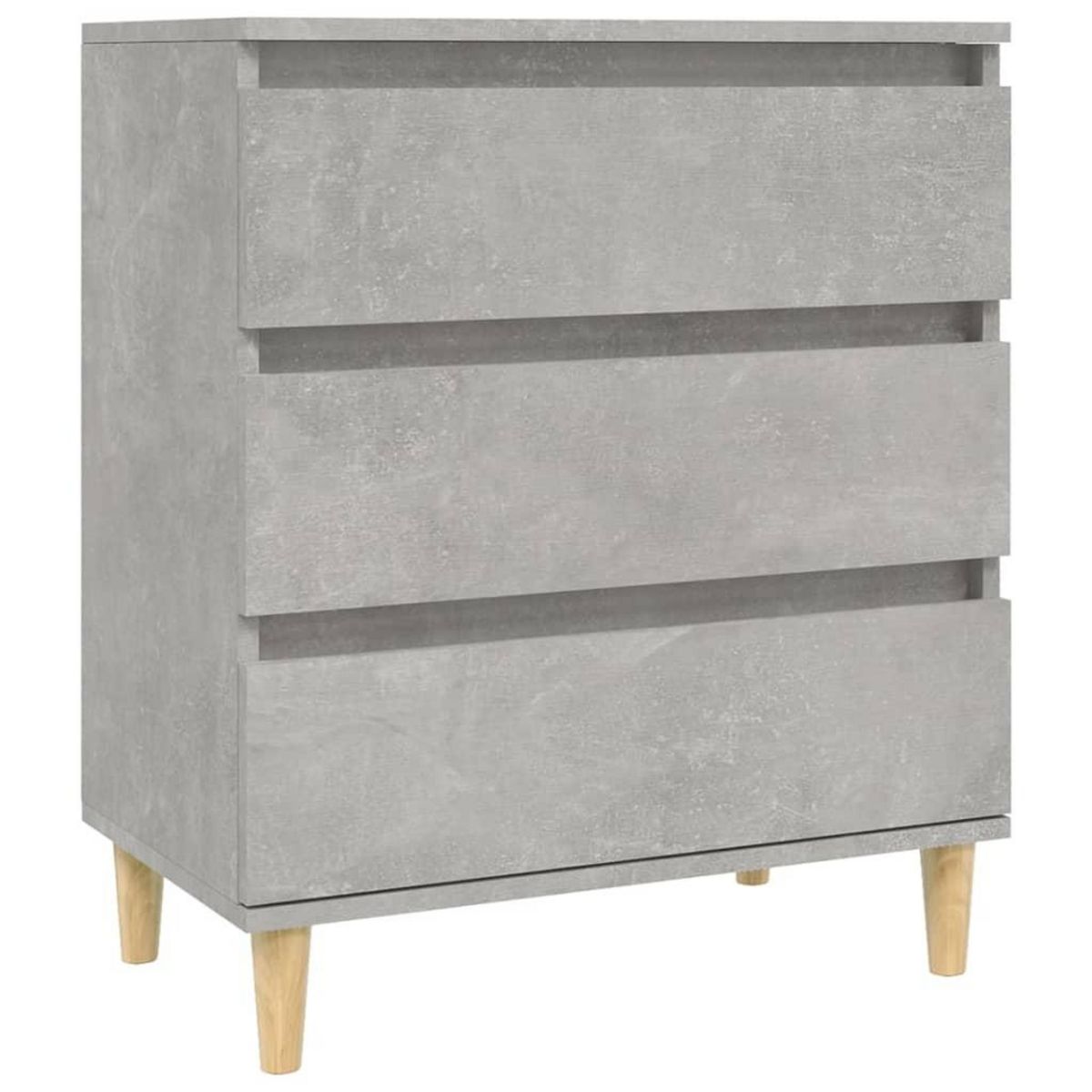 VIDAXL Buffet Gris beton 60x35x70 cm Bois d'ingenierie
