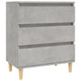 Voir la diapositive 2 : VIDAXL Buffet Gris beton 60x35x70 cm Bois d'ingenierie